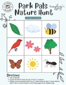 Park Pals Nature Hunt - Summer 2023
