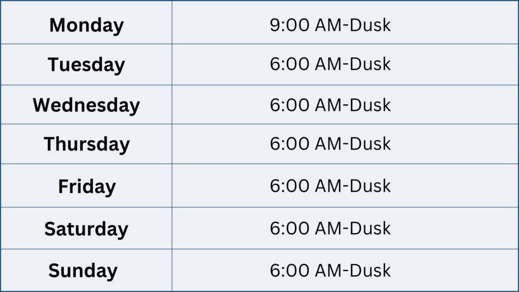 Mt. Prospect Golf Club Hours