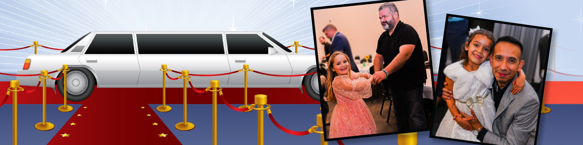 Daddy Daughter Date Night - Hollywood Glamour