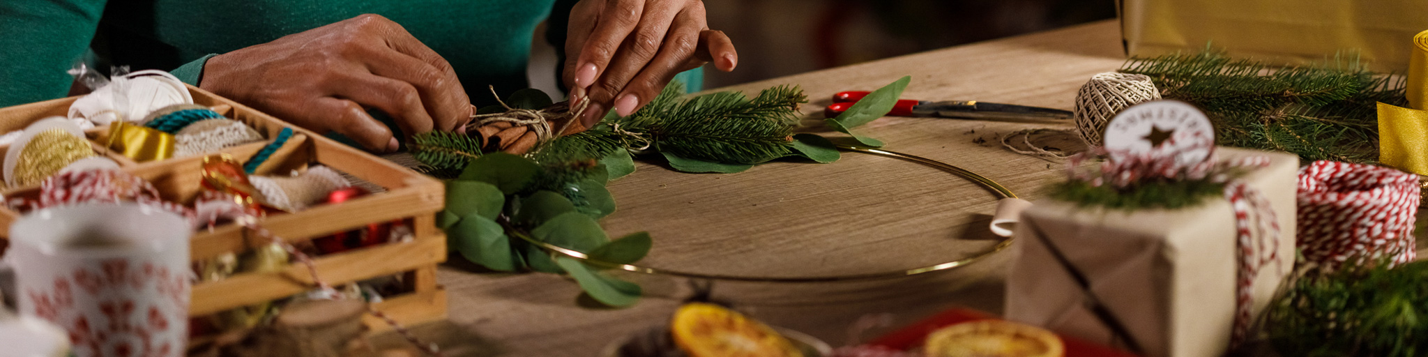 Minimalist Hoop Wreath