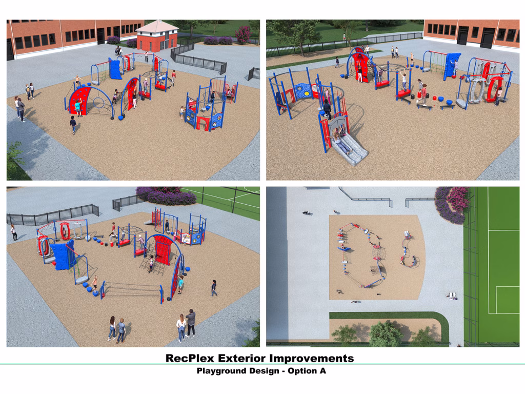 RecPlex Exterior Improvements Playground Design Option A