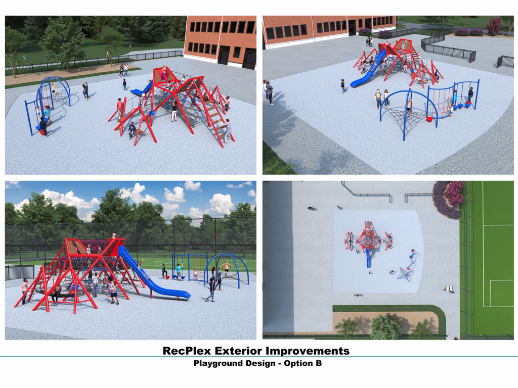 RecPlex Exterior Improvements Playground Design Option B