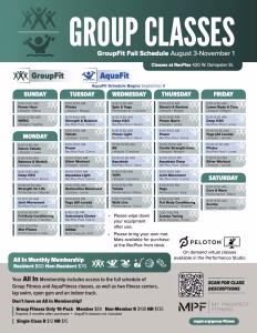Group Fitness Schedule