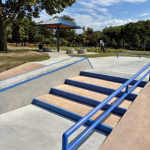 Four stair with rails